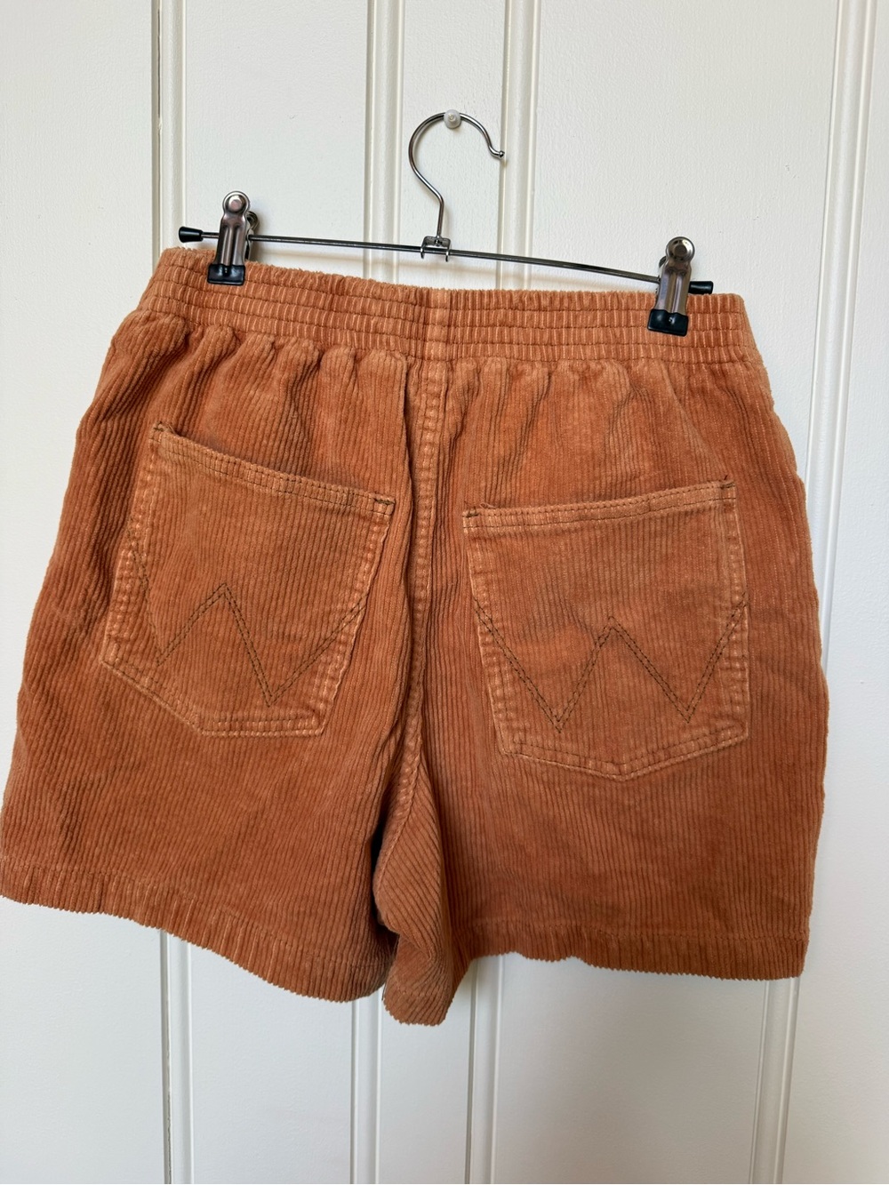 Billabong X Wrangler Corduroy High-Rise Women’s Shorts - Rust Brown View 2